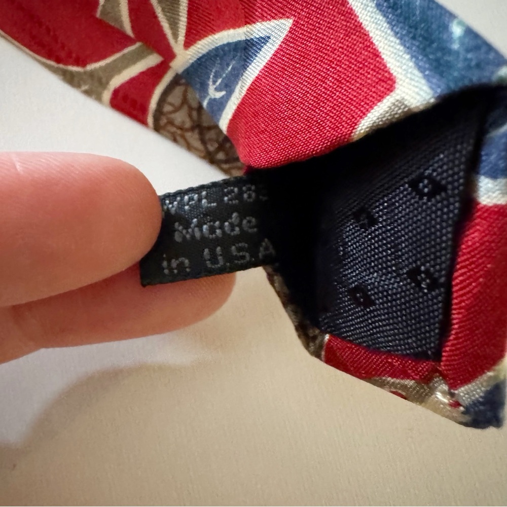Vintage Bugatti Silk Tie - Picture 6 of 6